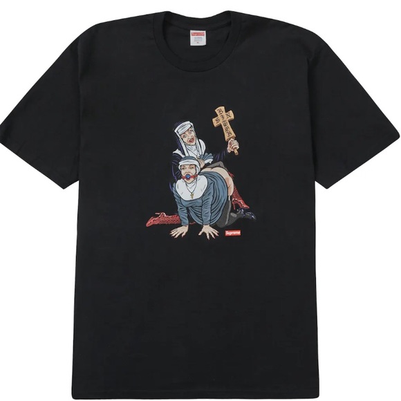 Supreme nuns tee size large 100$ - Picture 2 of 2